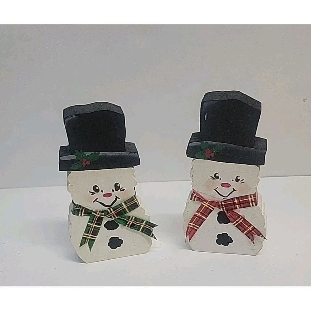 Christmas Wooden Snowman Decoration‎ 4